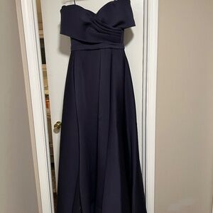 Jovani Size 6 Navy Blue Gown
